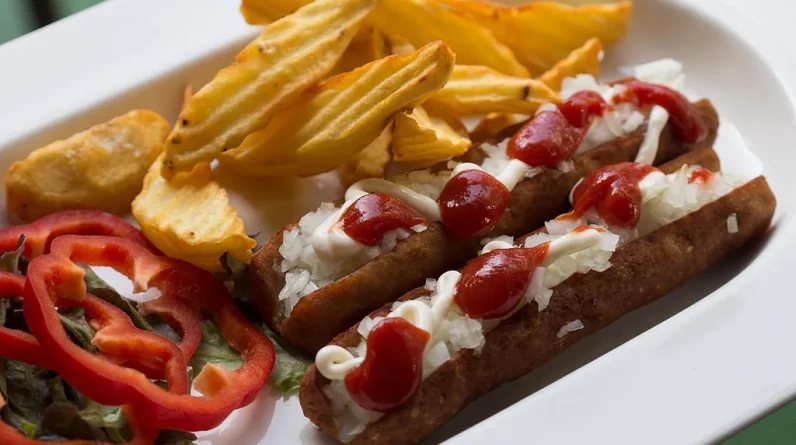 Special Frikandel with French Fries