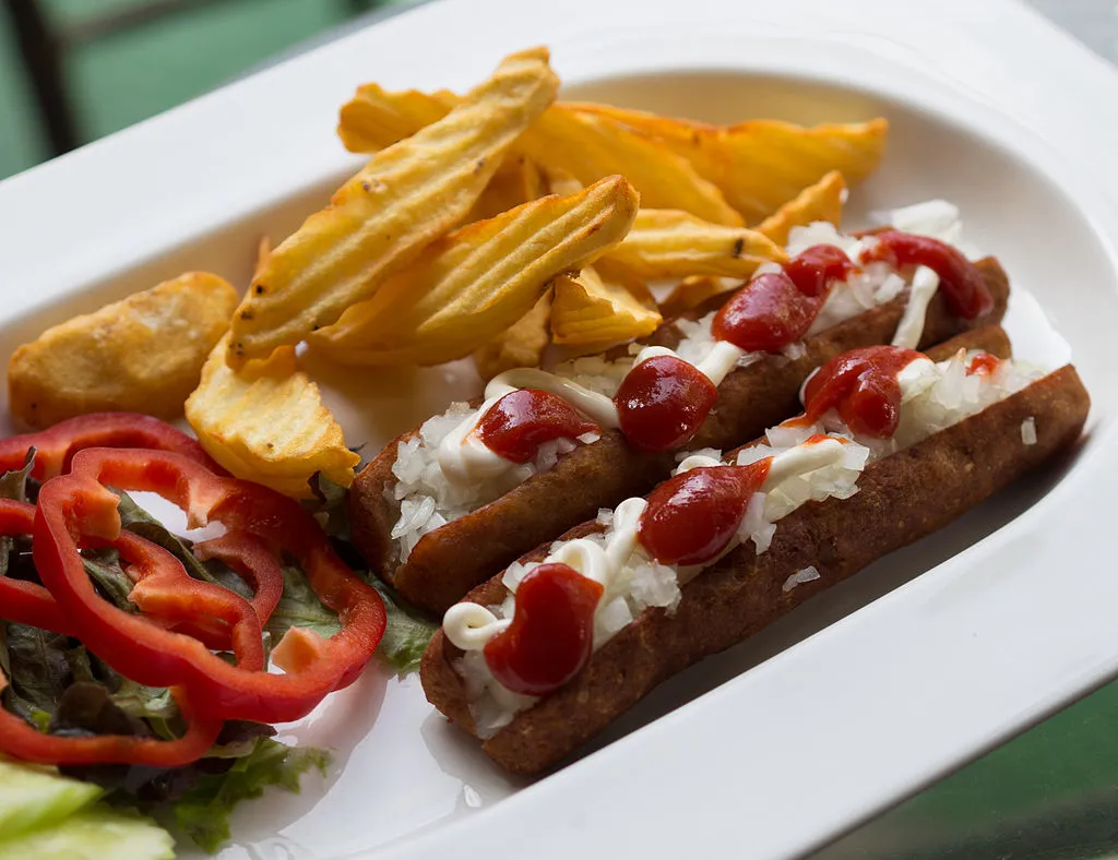 Special Frikandel with French Fries